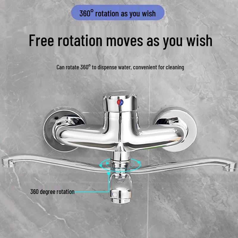 Handun Wall-Mounted Hot & Cold Kitchen Faucet