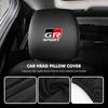 Car Headrest Cover Dustproof Cover Front Seat Head Rests Interior Accessories For Toyota GR Sport Gazoo Racing Yaris 86 Corolla