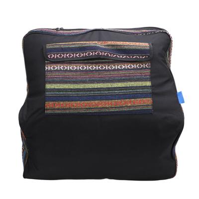 Akkordeon-Rucksack Ethnischer Stil Baumwollstoff Wasserdicht Umhängetasche 48?120 Bass Instrumententasche