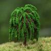 Hot 3pcs Simulation Coconut Trees Modern Park Miniature Fairy Garden Miniatures Landscape Accessories Toys for Doll House Mini