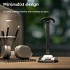Black White Earphone Holder Detachable Computer Esports Game Headset Desktop Storage Universal Display Rack for All Headsets