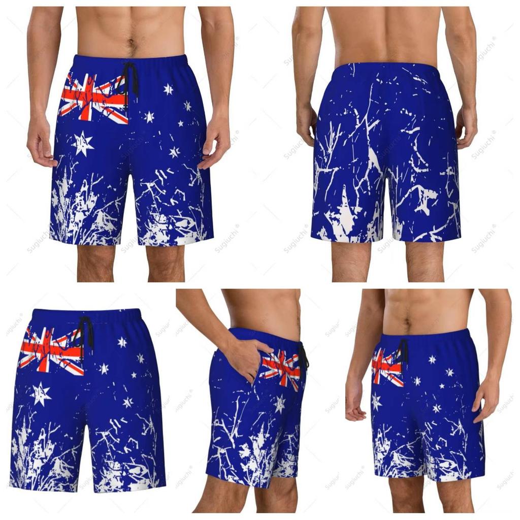 Boxing Shorts Pants Australia 3D Print Fighting Training MMA Mixed Martial Art Unisex Men Women Quick Dry Fitness Gym Sport Workout Casual Streetwear