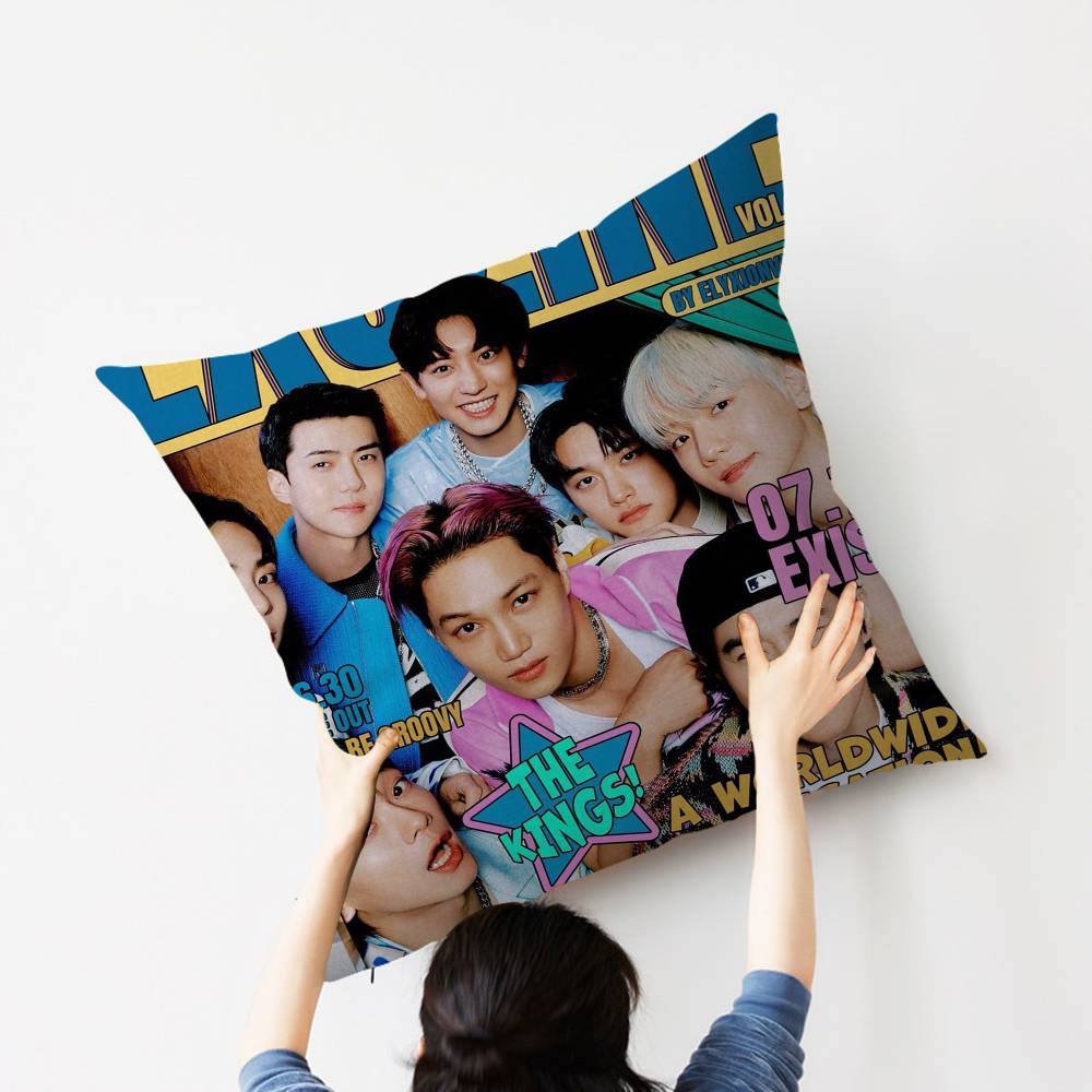 Krop E-X-O Group 45*45cm Cushion Cover Pillow Cover Decor Pillowcase Home Pillowcase for Couch Pillow