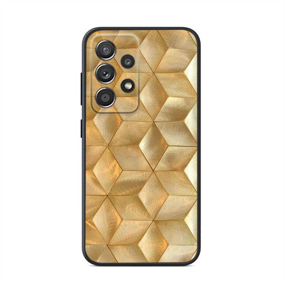 Hree-Dimensional Honeycomb Pattern Phone Case For Samsung S24,23,22,21,20,10,10E,S9 Plus FE Note 20 Ultra 10,9 Plus Black Case