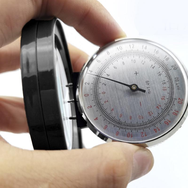 Tragbare Mini-Lupe 10X Faltbar für Schlüsselanhänger Lupe 2,56'' Durchmesser Lupe