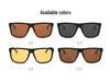 Men's Retro Square Polarized Sunglasses - Fashionable Anti-Glare Eyewear