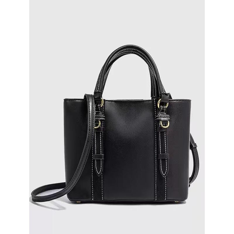 

ZA Women s Bag 2025 New Black Mini City Portable Crossbody All-matching Bucket Double Compartment чёрный