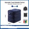 Portable Inflatable 3-Layer Travel Footrest