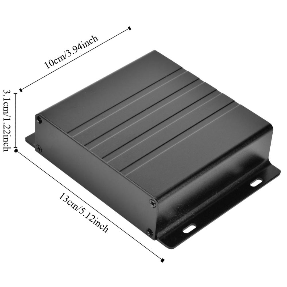 Black Aluminum Box 31x130x100mm PCB Aluminum Box Aluminum Enclosure PCB Installation
