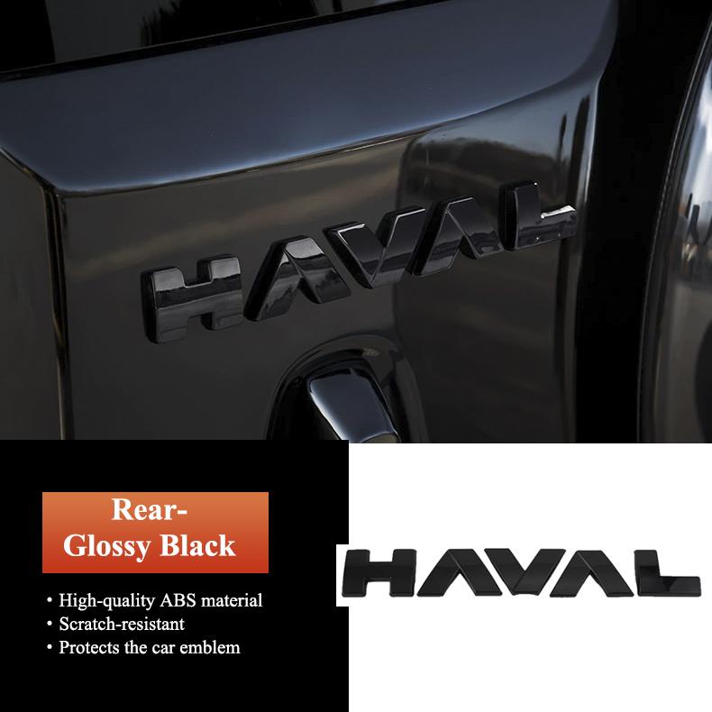 

For Haval H9 2025 Emblem Stickers Front Grill Emblems modification Rear Tailgate logo Decoration Decals Car Styling Accessories