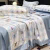 Tencel Summer Quilt Set: 25 Designs - Lightweight Silk, Washable, Perfect for Student Dorm Beds