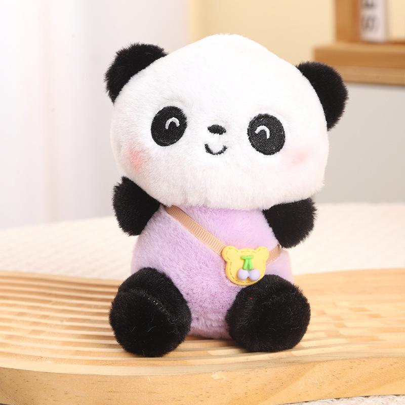 Cute Giant Panda Small Pendant National Treasure Panda Doll Plush Toy Keychain Bear Doll Rag Doll