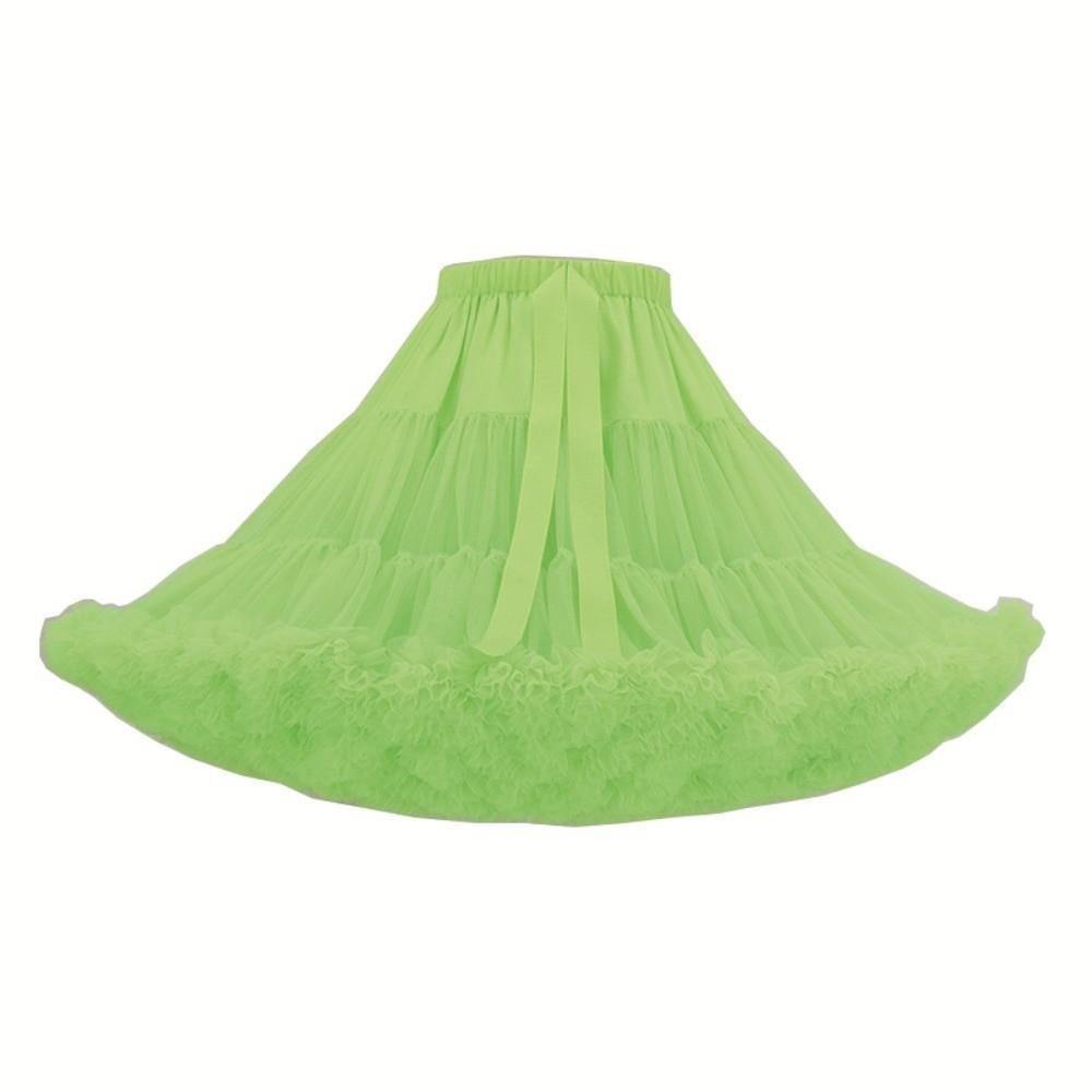 58 Styles Lolita Tutu Skirt 42cm 280g Hexagon Mesh Crinoline No Bone Petticoat Daily Cosplay