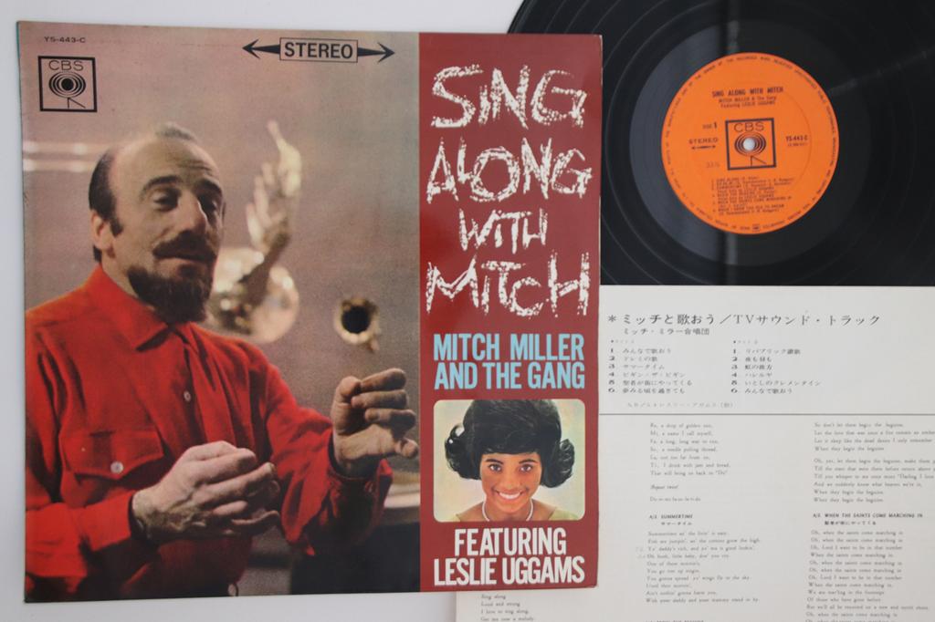 LP Record MITCH MILLER & GANG, LESLIE UGGAMS - Sing Along With Mitch YS443C CBS Japan Pop Used