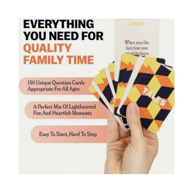 150 Conversation Starter Cards Family Edition for Family Gathering Party Travel New