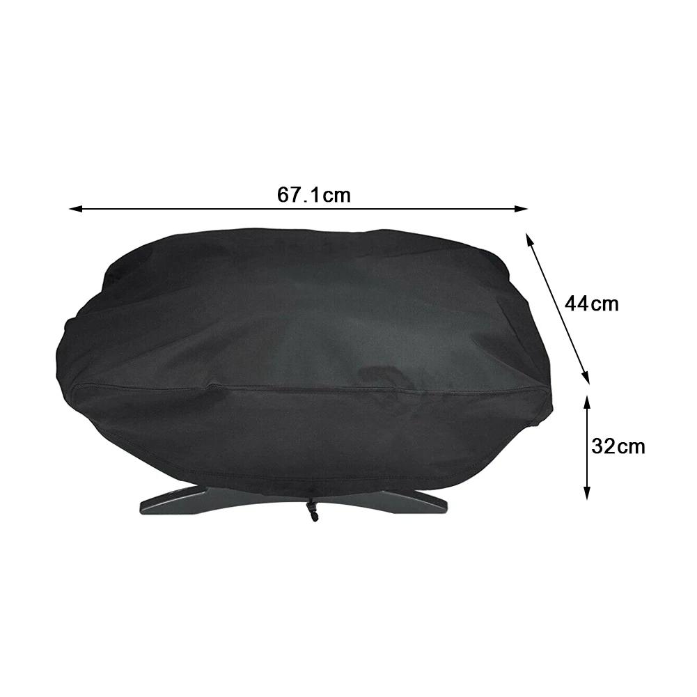 BBQ Stove Waterproof Grill Cover Protective Accessories For Weber 7110 Q1000 Wind Resistant Home Kitchen Supplies