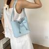 Korean Bow Bucket Bag Y2k Shoulder Bag Casual Bowknot Armpit Bag  Girls