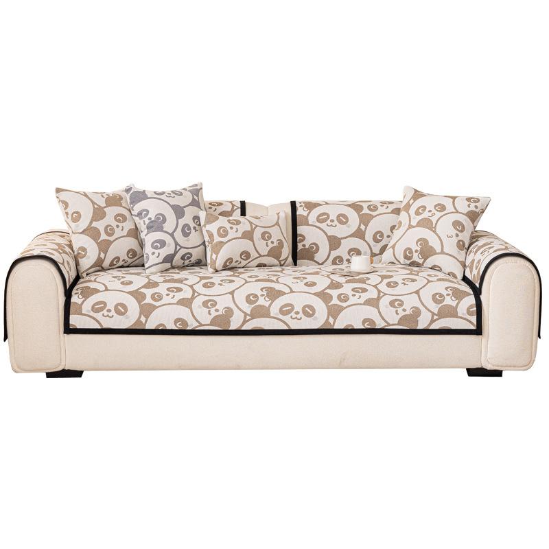 Universal In All Seasons, Cute Cartoon Chenille Sofa Cushion, Non-Slip, Dirt-Resistant And Cat-Proof, Premium Light Luxury Sofa Cushion