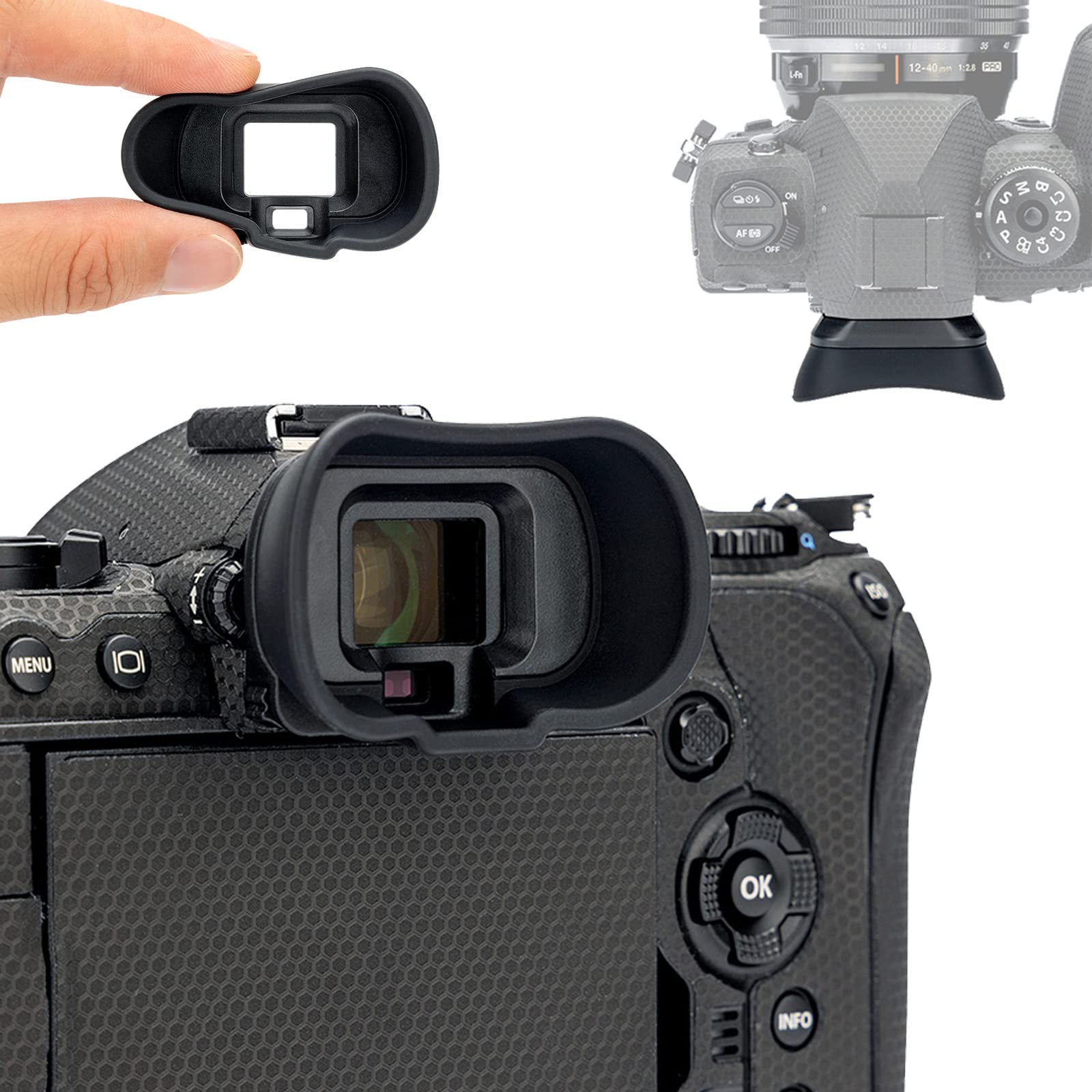 

Eyecup Extended Eyepiece Eyepiece Compatible with Olympus OM SYSTEM OM-1 Mark IIOM-1 Camera Viewfinder Protection Olympus EP-18 Eyepiece Compatible