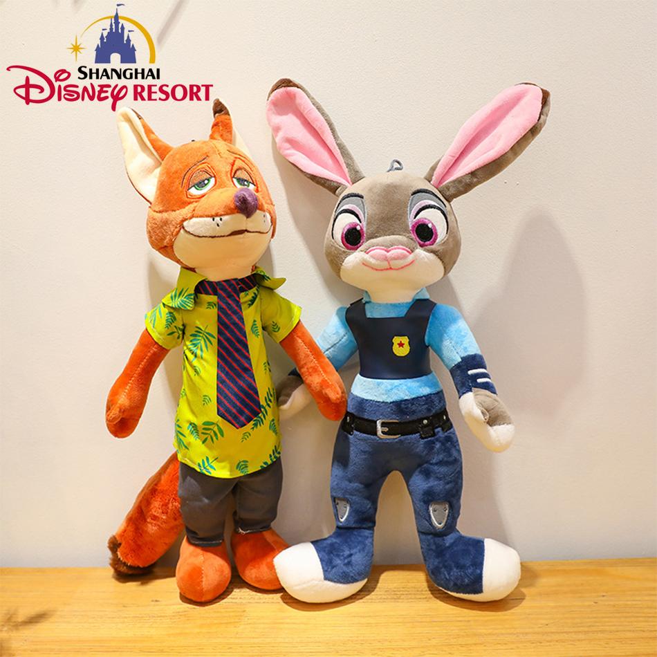 40-50Cm Zootopia Character Nick Wilde Judy Hopps Cartoon Cute Toy Doll Model Birthday Christmas Gift Children Friends for Kid Friendly Entertaining 2