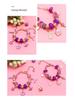 66-Piece Children's DIY Crystal Bracelet Kit – Educational Beaded Jewelry Set for Creative Holiday Gifts