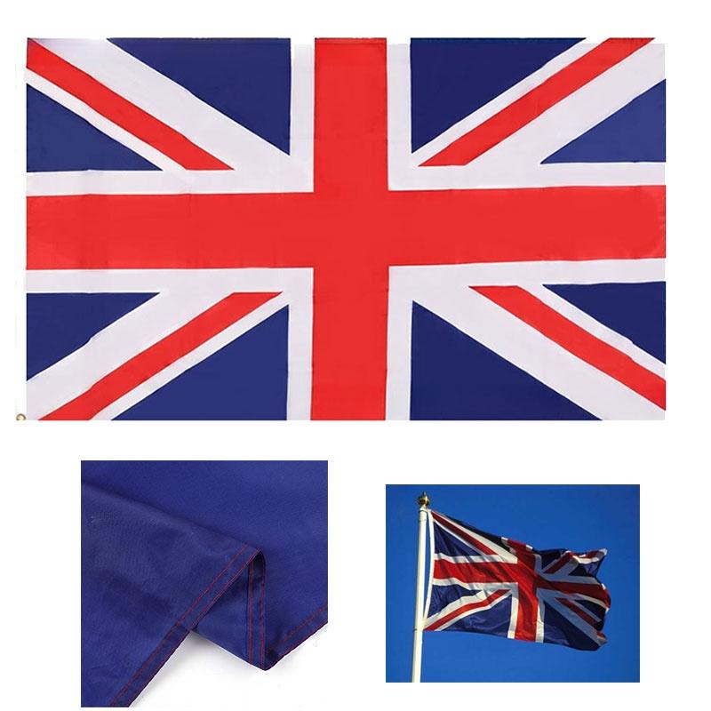 Prémiový dekorativní banner s britskou vlajkou pro slavnosti 90 cm x 150 cm