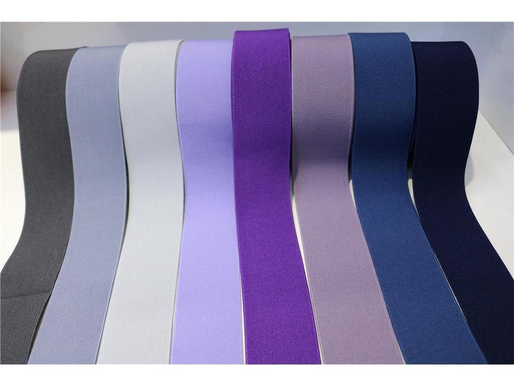 Polyester Imitation Nylon Elastic Webbing with Spot Color Processing - Clothing Accessories Rubber Band