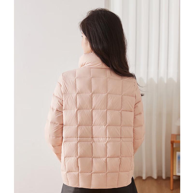 Yiliteng Women's Lightweight Stand-Up Collar Down Jacket