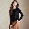 Srcr Women's Petite Thin Wool Cardigan