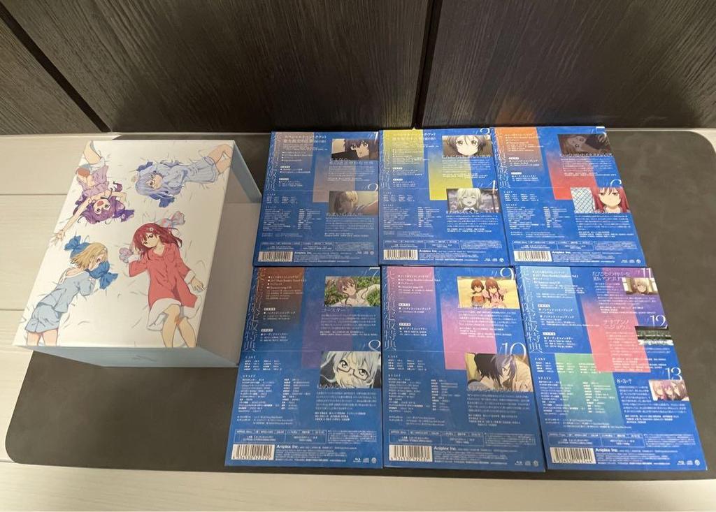 [USED] 22/7 Calculation Season 1 Blu-ray, All 6 Volumes, Storage Box