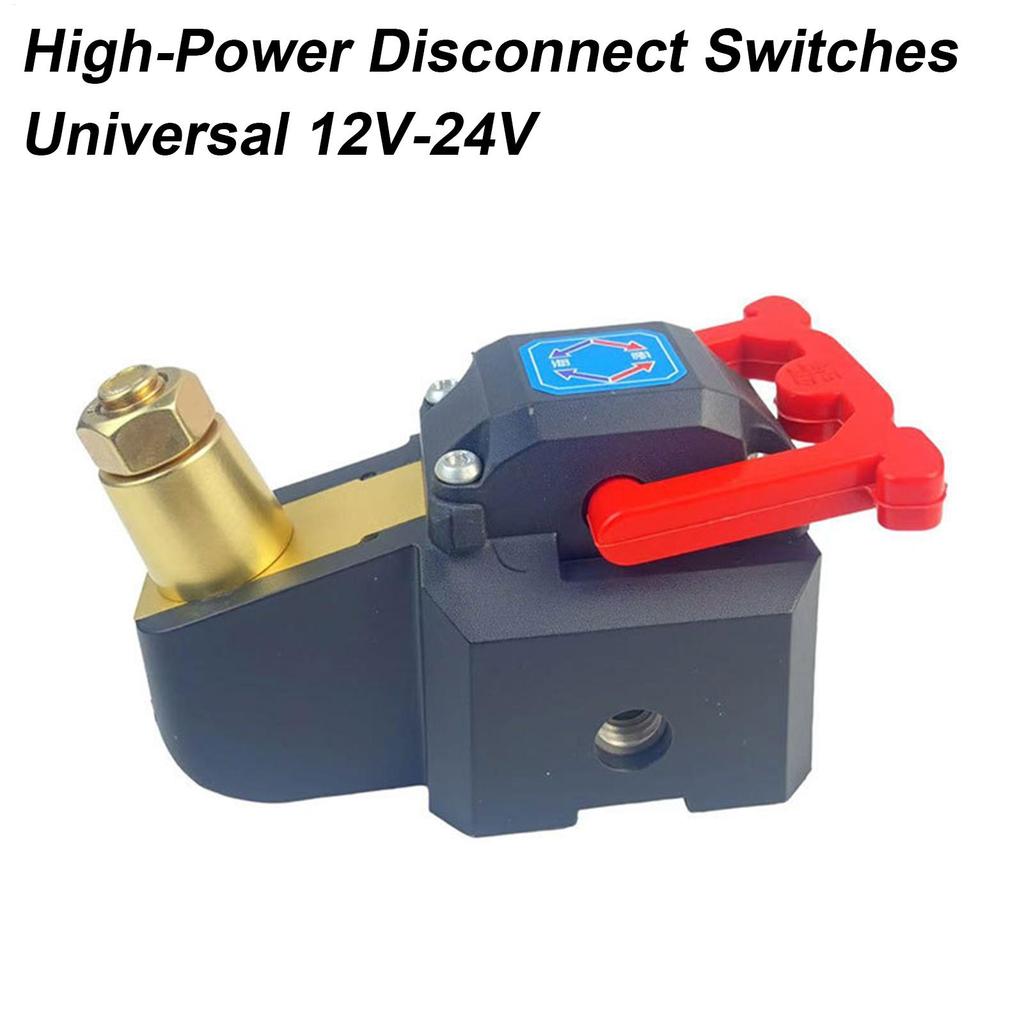 Battery Button Disconnect Control System With Non-Slip Handle Car Battery Disconnect For Marine Boat RV Auto Truck Motorcycle