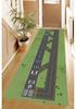 Tapis de piste Couloir d'aéroport pour compagnies aériennes Piste Avion Amoureux d'avions Tapis de jeu au sol pour salon Chambre à coucher Décoration Tapis de maison