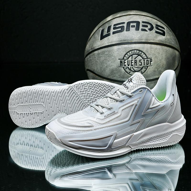 

Баскетбольные туфли в стиле колледжа пара мандариновая утка фактическое трение звук баскетбольные туфли контрастные спортивные туфли для мужчин и женщин 35