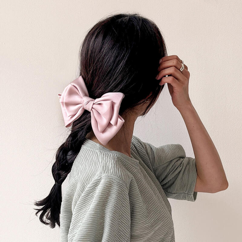 Silk 3-Tier Knot Hairpin (Pink)