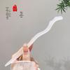 Traditional Sandalwood Hairpin for Chinese Cheongsam & Hanfu Updo