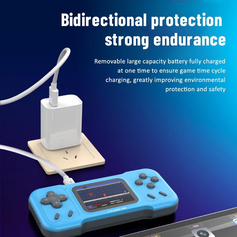 A15 Electronics Gadgets, Handheld Game Console Horizontal Screen Retro Nostalgic Arcade Single Double 500 In One Game Console