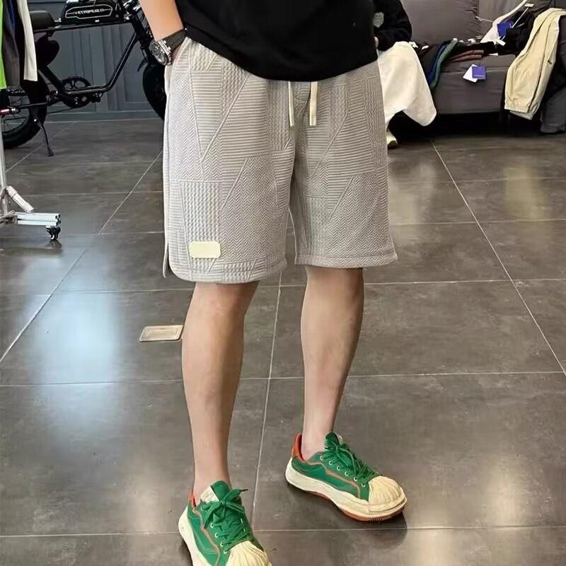 Herrenbekleidung Sportshorts Sommer Leichtgewicht Locker Geschnitten Gerader Schnitt Lässig Vielseitig Trendig Neuankömmling