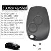 2/3 Buttons Switch Car Remote Key Shell Fob Case Cover For Renault Clio Trafic Twingo Kangoo Master Modus Dacia Duster Sandero