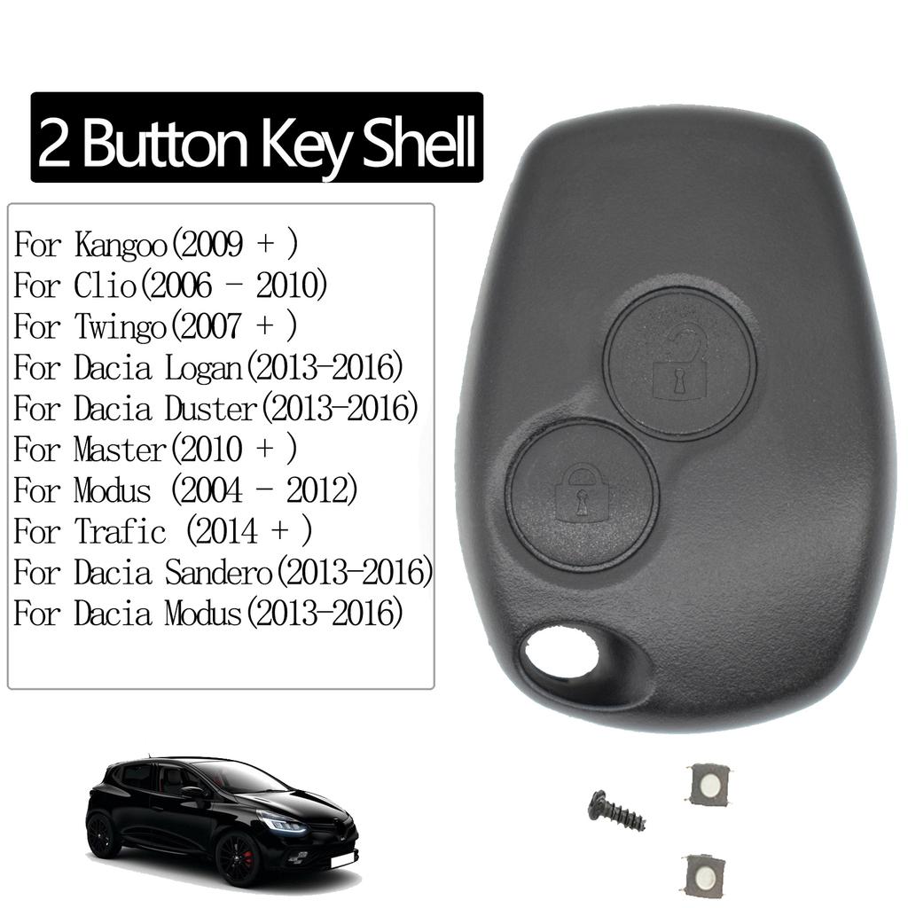 2/3 Buttons Switch Car Remote Key Shell Fob Case Cover For Renault Clio Trafic Twingo Kangoo Master Modus Dacia Duster Sandero