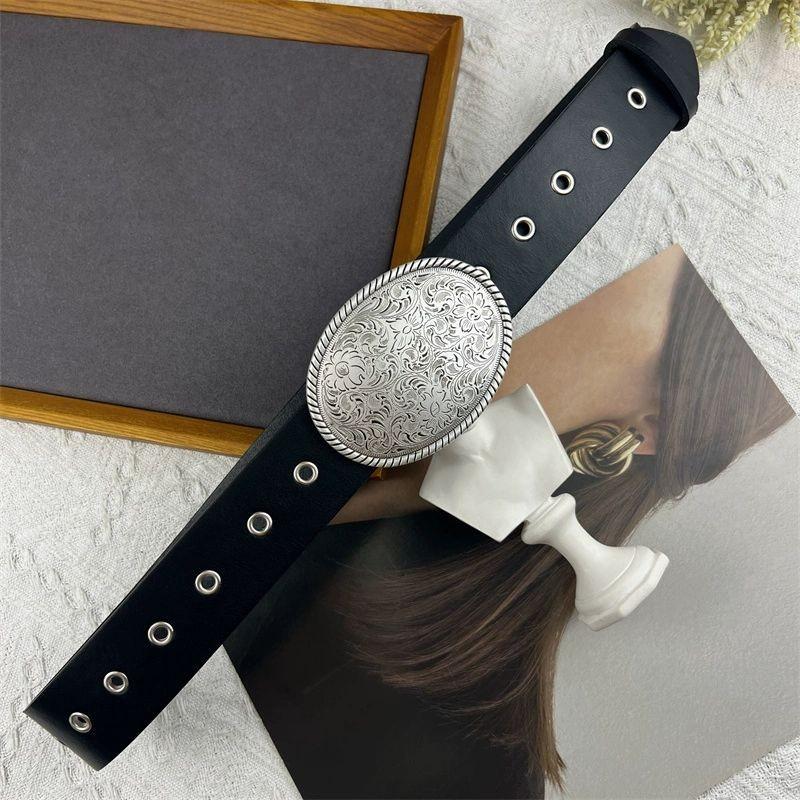 Chic Fashionable Women's Belt Stylish Wide Waist Cincher For Denim Pants 2024