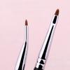 Ultra-Fine Flat Head Concealer & Angled Eyeliner Brush for Tear Groove, Eyelid, and Detailed Eye Makeup
