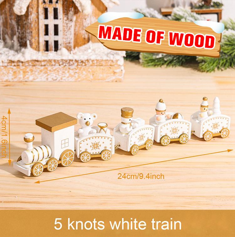 Christmas Plastic/Wooden Train Merry Cristmas Ornaments Christmas Decor For Home 2025 Xmas Tree Decor Noel Navidad NewYear Gifts