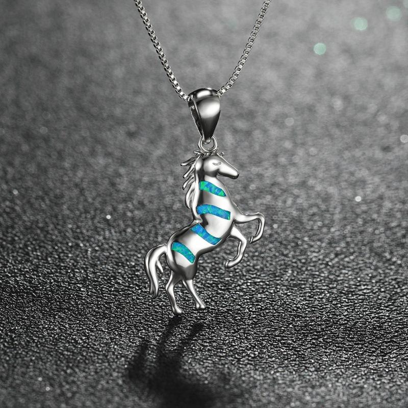 Hot Sale Opal Pony Necklace Femininity Versatile Ins Style, Neck Chain Collarbone Chain