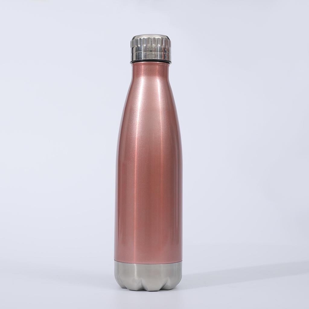 Colaflasche Edelstahl Sportkessel Tragbarer Fahrradwasserbecher Colabecher Einfache Kaltflasche