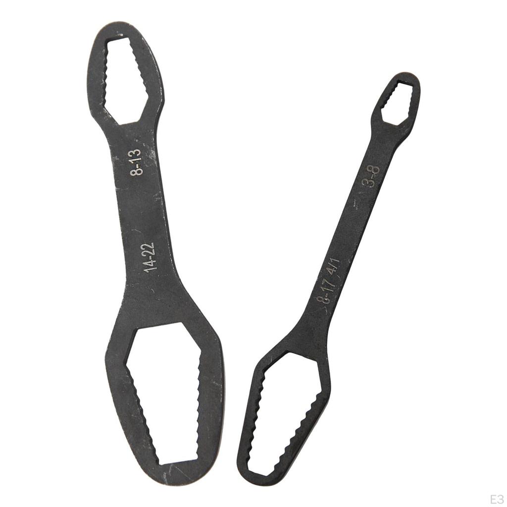 Multifunkční klíč, Dvojitá hlava, Nástroj na opravu, Samozavírací, Odolný, Pro šrouby a matice 8-22 mm