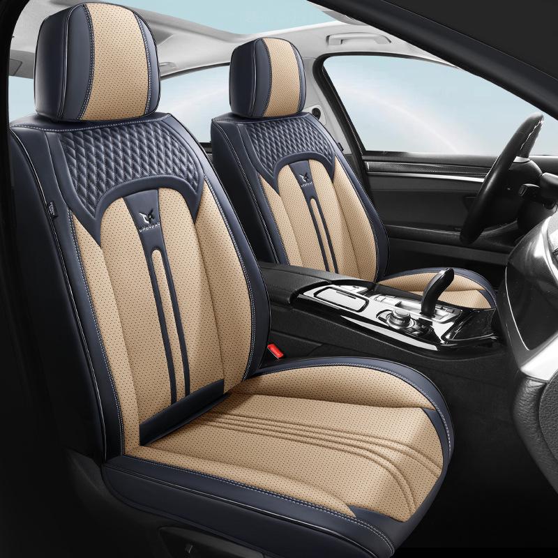 Breathable Leather Car Seat Cover Cushions for All Seasons
