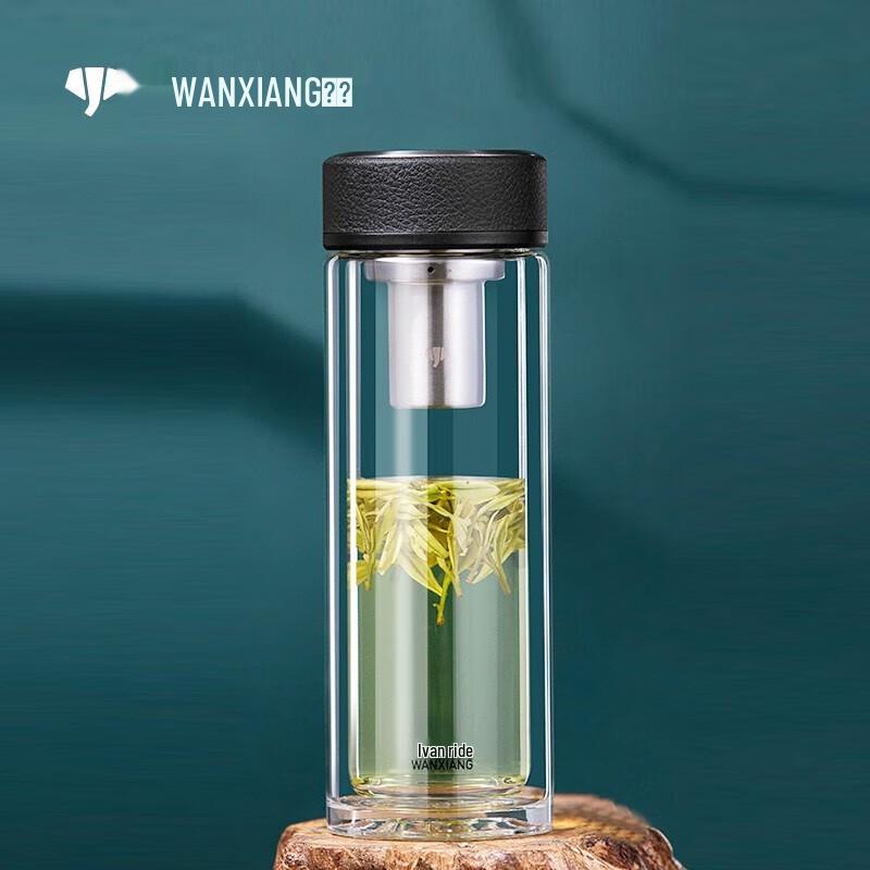 

WANXIANG Double-Layer Glass Water Cup