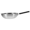 Stainless Steel Honeycomb Frying Pan Non Stick Egg Steak Pan Flat Bottom for All Stovetops Ergonomic Bakelite Handle Kitchen