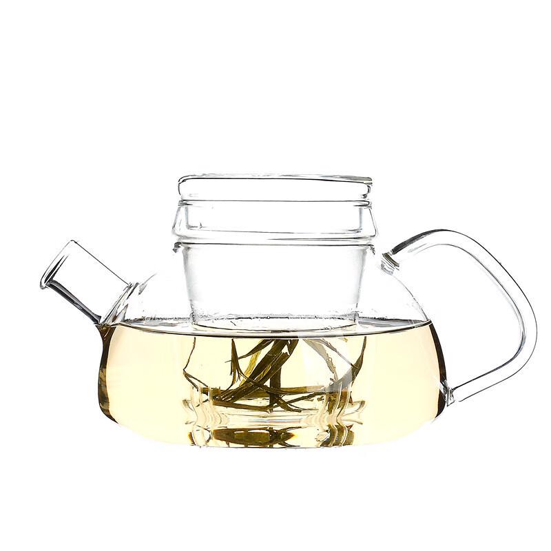 Shangqi Thickened Heat-Resistant Glass Teapot with Bamboo Lid & Infuser