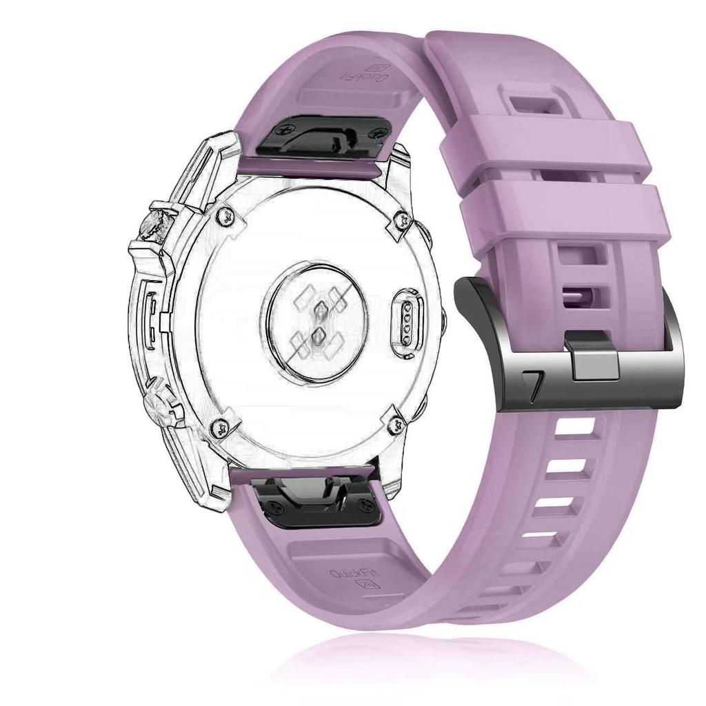 Silicone Adjustable Strap QuickFit 22/26mm Smartwatch Accessories For Garmin Fenix 8 51/47mm Replacement Bracelet Fashion Lovers